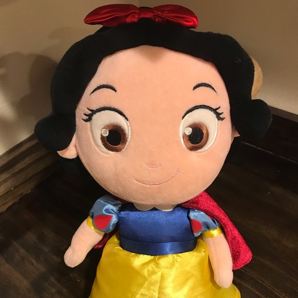 Disney Other - The Disney Store Plush Princess Young Girl Snow White Toddler Baby Doll Toy 12"